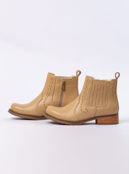 Botin Amalia Beige Exotica 39