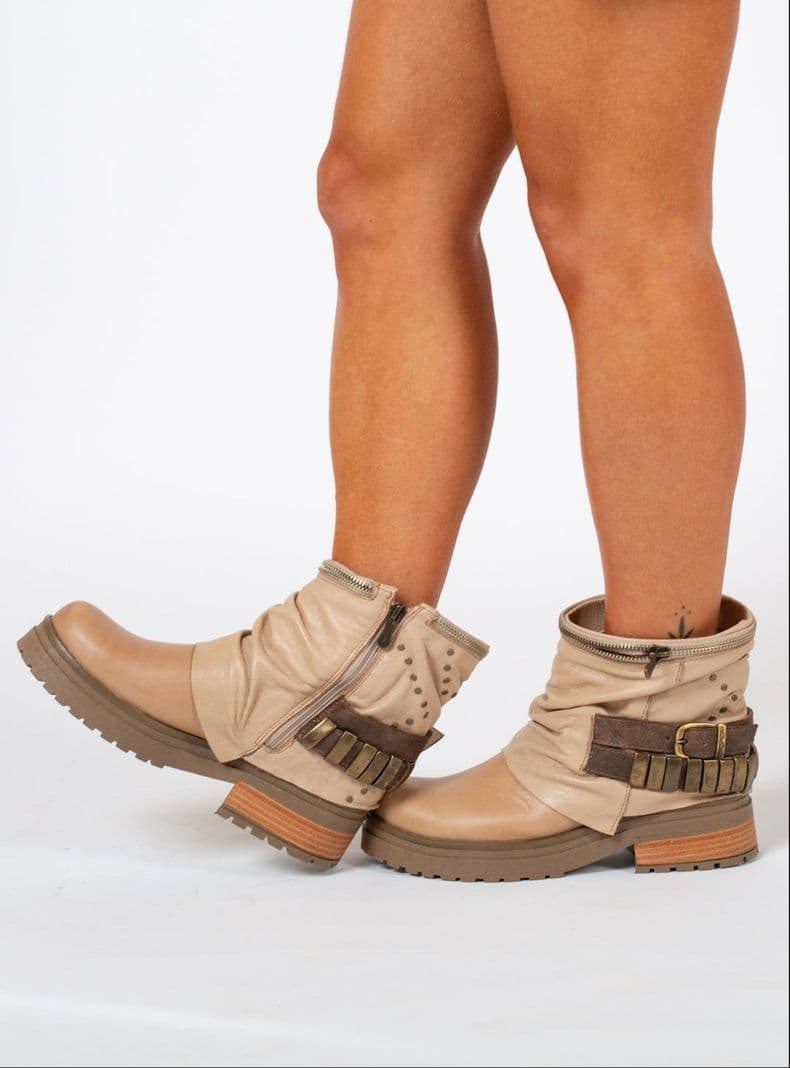 Botin Freda Beige Exotica 37