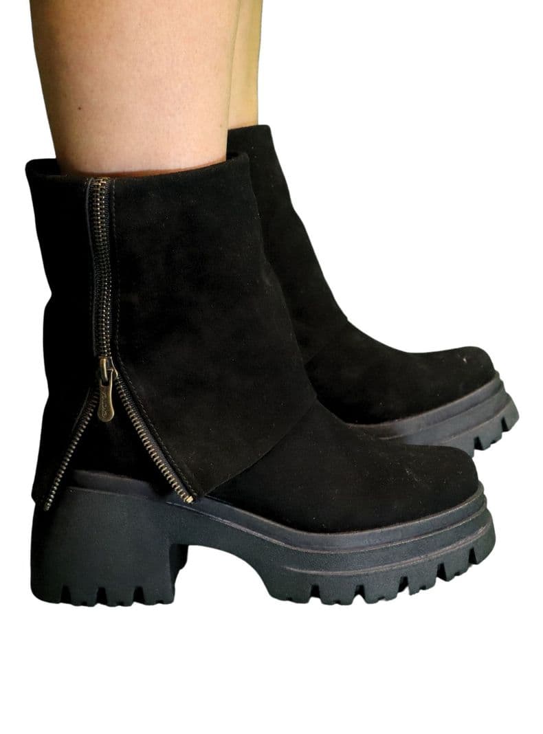 Botin Lena Negro Exotica 37