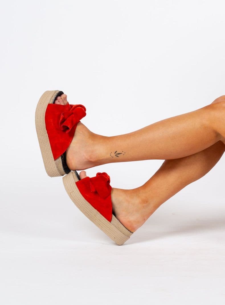 Sandalia Rossy Reno Rojo Exotica 40