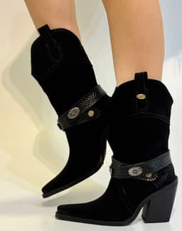 Bota Letty Reno Negro Exotica 35