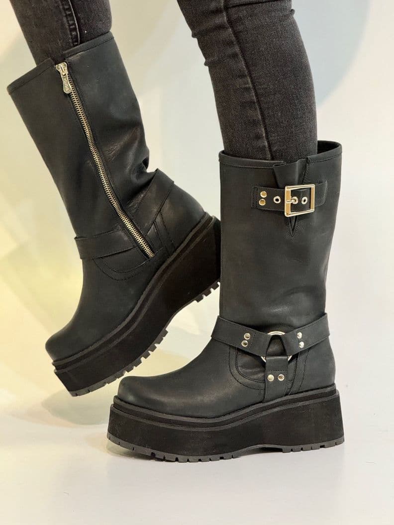 Bota Eloisa Negro Exotica 36