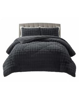 Cobertor de Invierno Premium - Imitacion Piel de Conejo KINGTF Gris Oscuro