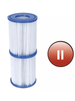Pack 2 Filtros Piscina Bestway Tipo II | Repuesto Cartucho