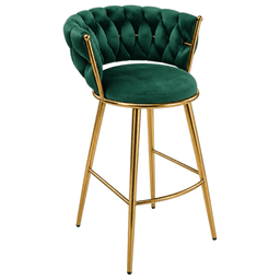 Taburete Queen Fijo Verde 66cm