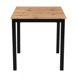 Mesa 80x80cm Para Restaurante Cafeter a Casino Terraza Comedor Negro