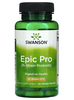Probioticos 25 Cepas Epic Pro Swanson 30 Billones UFC 30 Capsulas Digestion