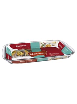 Asadera Rectangular Pequegna 1.6 Litros Transparente