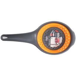COLADOR DE PLASTICO CON MANGO REDONDO NARANJO