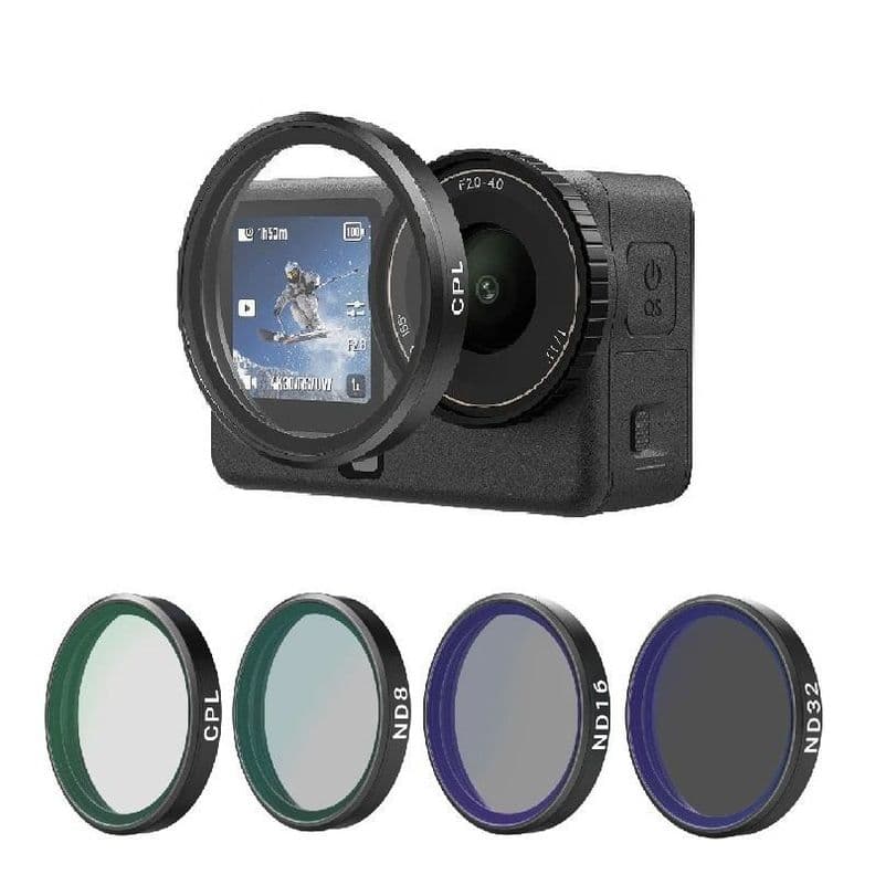 Kit de Filtros CPL + ND8 ND16 ND32 para DJI Osmo Action 6