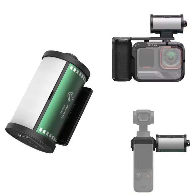 Luz LED MagFilm Calida Fria Para Camara y Smartphone Vlog