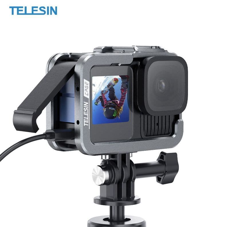 Marco Aluminio para Camara GoPro 9 10 11 12 13 - Telesin