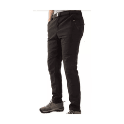 Pantalon Softshell Hombre Termico Impermeable Con Micropolar Negro M