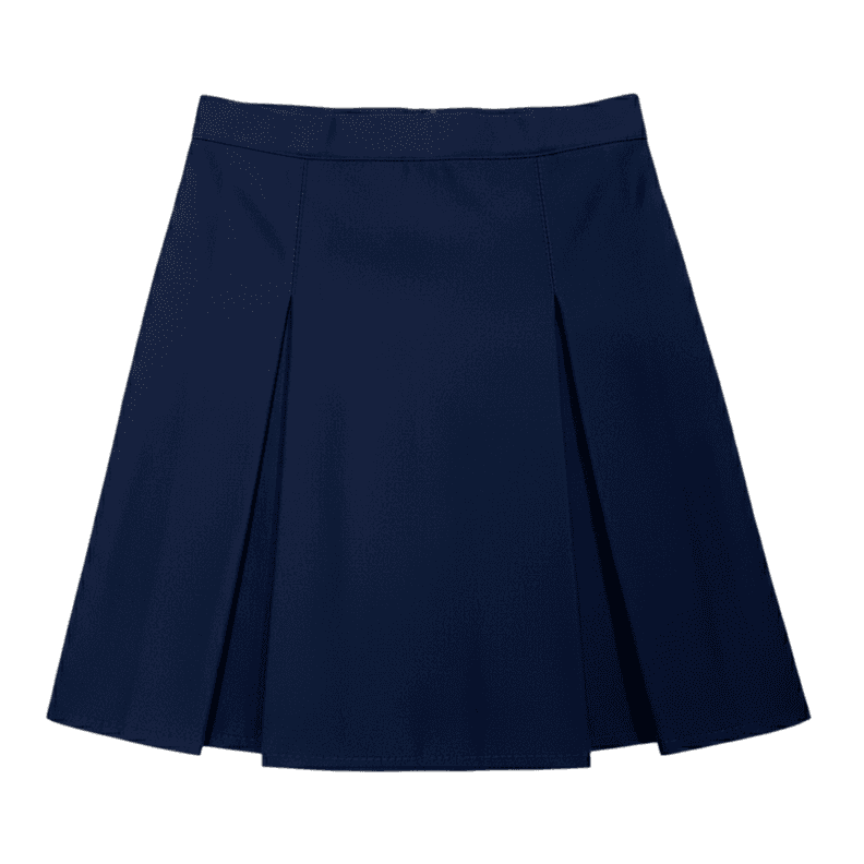 Falda Colegio Nina Juvenil Gris Clasica Confeccion Nacional Azul Marino 6