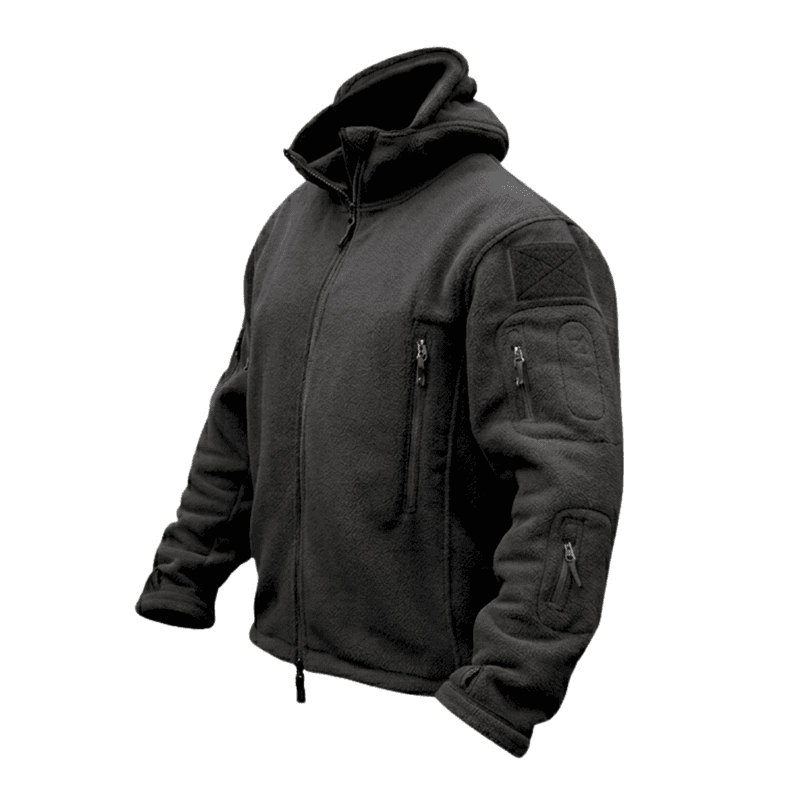 Polar Chaqueta Poleron Micropolar Tactico Invierno Negro L