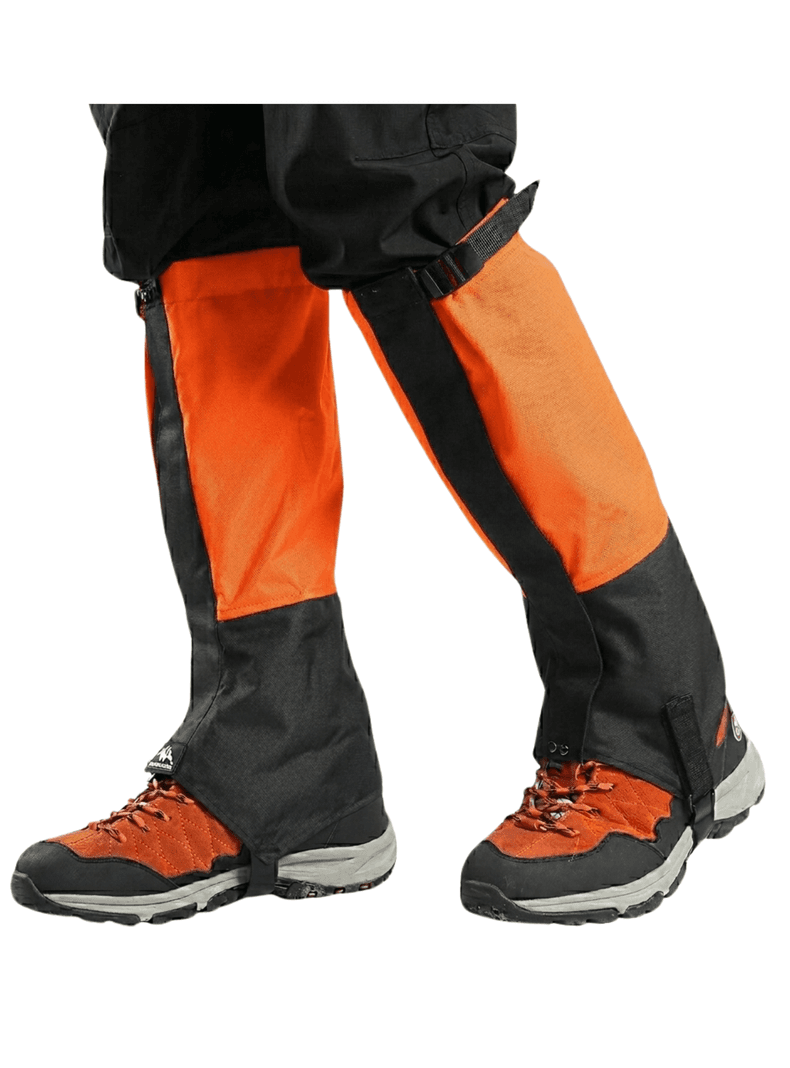 Polainas Impermeables Trekking Nieve Montana Outdoor Unisex Naranjo