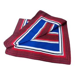 Manta Poncho De Huaso Cueca Nino Fiestas Patrias Azul 7-8 anos