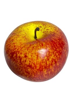 Manzana Roja Grande Artificial | Estilo Natural para Interiores y Vitrinas Rojo
