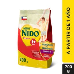 Pack Formula Lactea NIDO Etapa 1+ Bolsa 700g x2
