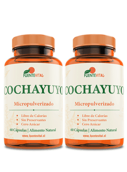 COCHAYUYO 100% - CAPSULAS VEGETALES - PACK 2