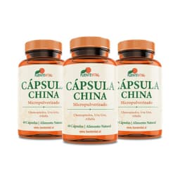 Capsula china - chancapiedra - Uva Ursi Alfalfa pack x3