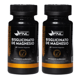 BISGLICINATO DE MAGNESIO CAPSULAS - PACK x2