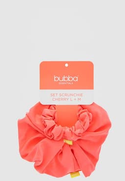 Set Scrunchie Cherry L + M Bubba Essentials Rojo