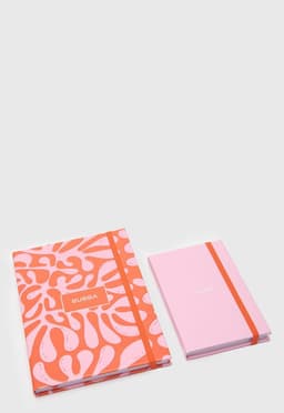 Set Cuaderno Reef Coral Bubba Essentials Rojo