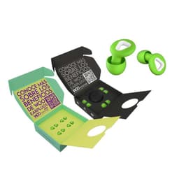 Woo Zen Kids Tapones para ninos con reduccion de ruido Verde