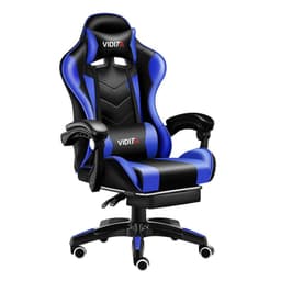 Silla Gamer Profesional GX2000 con Reposapies Azul Vidita