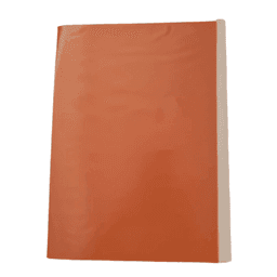 Carpeta plastificada naranja