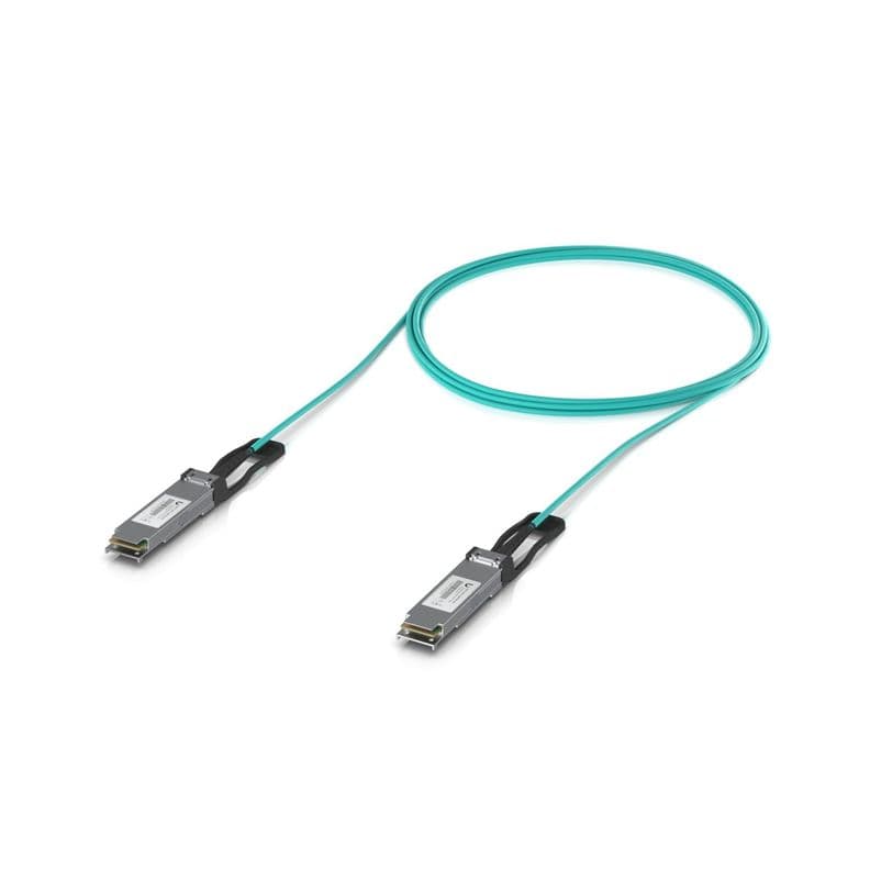 Cable AOC Ubiquiti QSFP28 100 Gbps 5 m 3 mm fibra MM