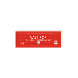Formulario Buho Vale N2182 100 hojas