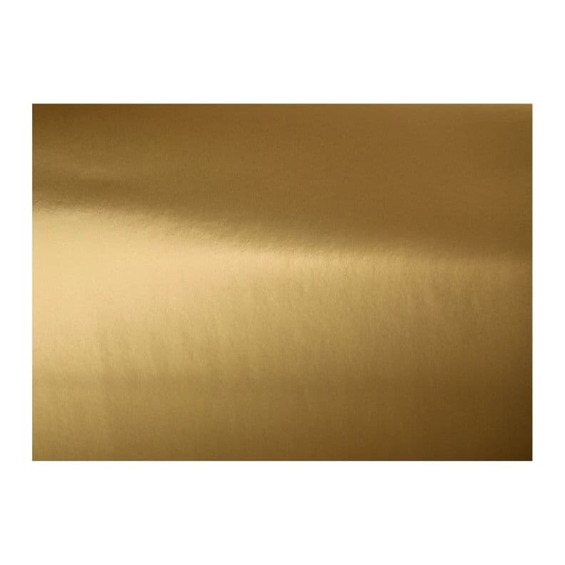 Cartulina metalica Torre 50x70 cm dorado 25 unidades
