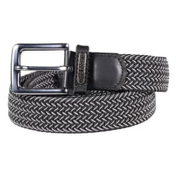CINTURON ELASTICADO GINO RODINIS HOMBRE 2521 NEGRO/GRIS S-M
