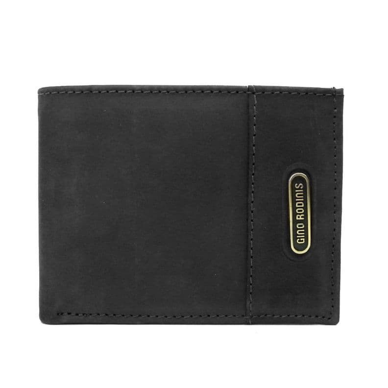 Billetera Gino Rodinis Graso 110 Negro Cafe
