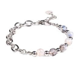 BRAZALETE UNISEX GINO RODINIS B539 | Gris/Plateado