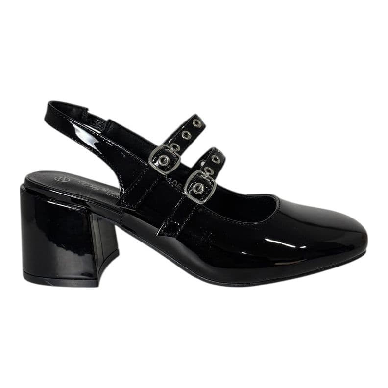 Zapato para mujer con correas Negro Danicolle 37