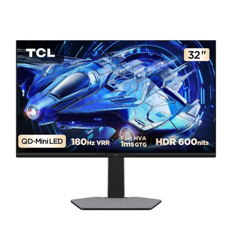 Monitor Gamer TCL 32" QD-Mini LED 32G64 QHD 180Hz Gris