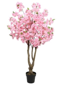 Arbol de Cerezo en flor rosado de 150 cm Verde