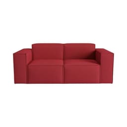 SOFA AURA TRES CUERPOS LINO ROJO