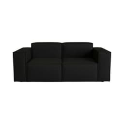 SOFA AURA TRES CUERPOS LINO NEGRO