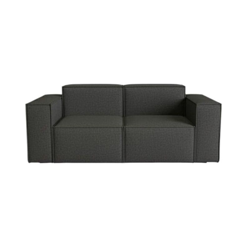 SOFA AURA TRES CUERPOS LINO GRIS OSCURO