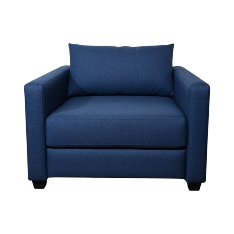 SOFA CAMA MULTIFUNCIONAL UN CUERPO LINO AZUL