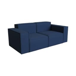 SOFA AURA TRES CUERPOS LINO AZUL