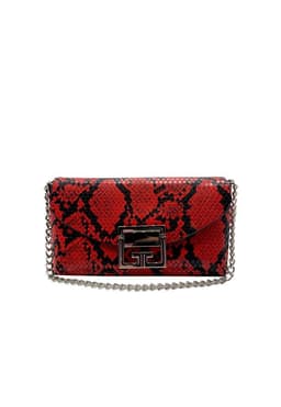 Cartera de fiesta Ecocuero Rojo CRS87