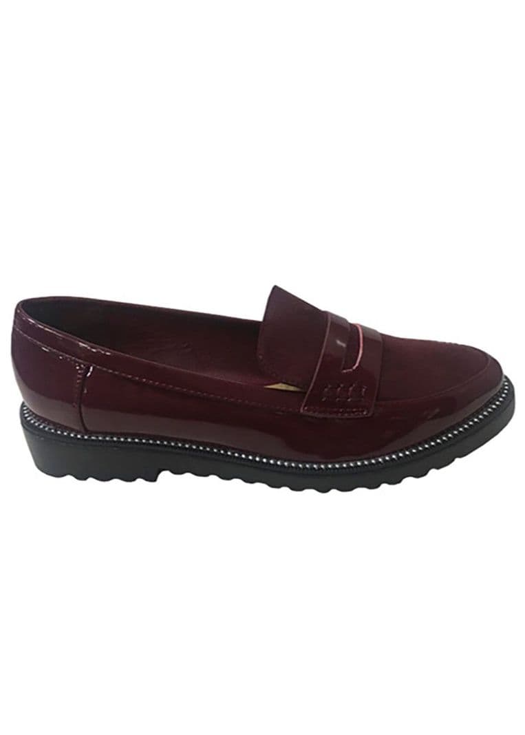 Mocasin Ecocuero ZAW67 Burdeo 36