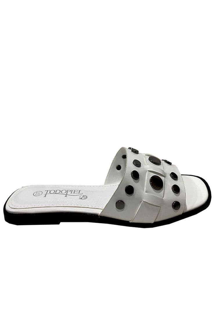 Sandalia Ecocuero ZAY58 WHITE CHAROL Blanco 35
