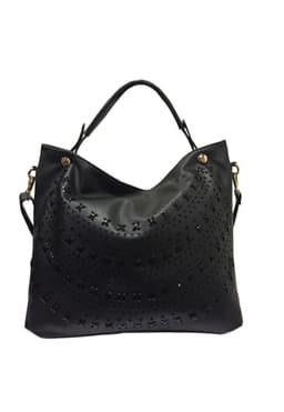 Cartera Cuero Ecologico CRM95 Negro