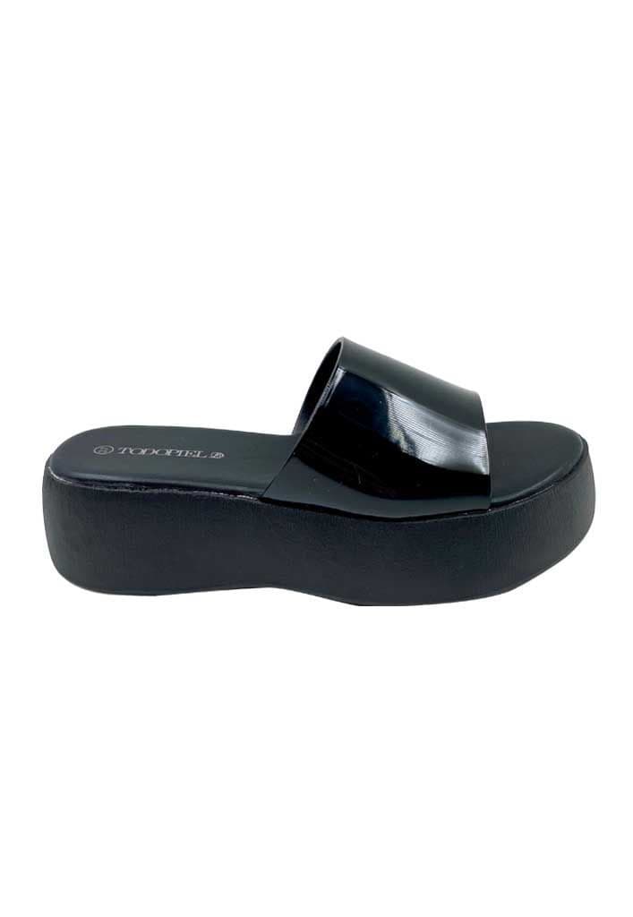 Sandalia Goma ZB039 Negro 38